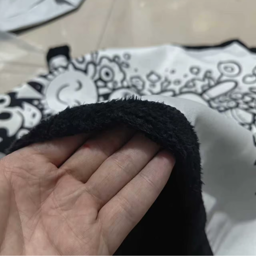 Manta navideña para colorear + rotuladores